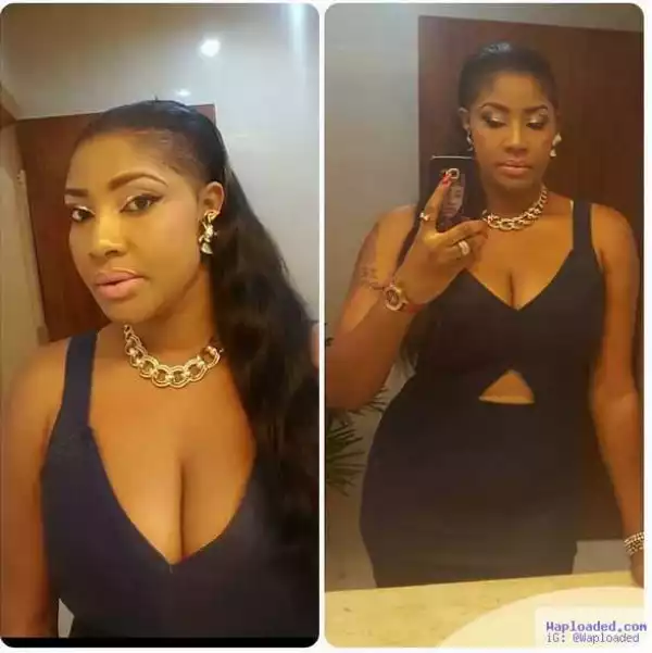 See How Nollywood Actress, Angela Okorie Flashes Her Hot Boobs in Early Morning Photos